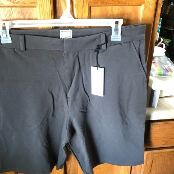 NWT Swet Tailor Everyday Chino Shorts Grey - 38 - Picture 3 of 10